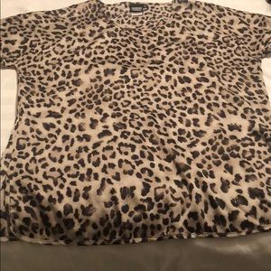 Leopard print top